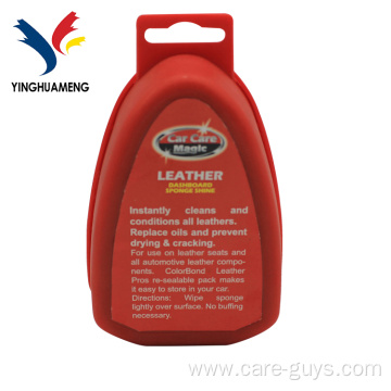 High quality dashboard polish leather instant sponge